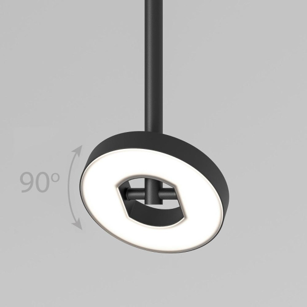 Светильник поворотный садово-парковый со светодиодами Verano черный 35185/H черный