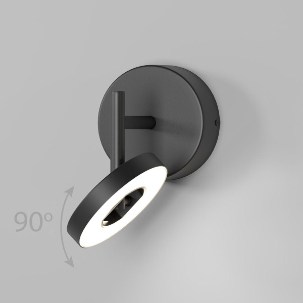 Светильник поворотный садово-парковый светодиодный Verano черный 35185/D черный