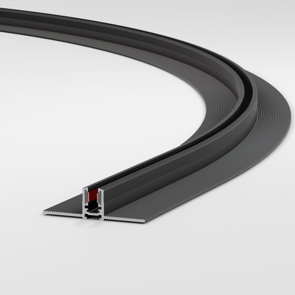 Mini Magnetic Шинопровод под ГКЛ 12,5мм черный Ø1200 85221/00