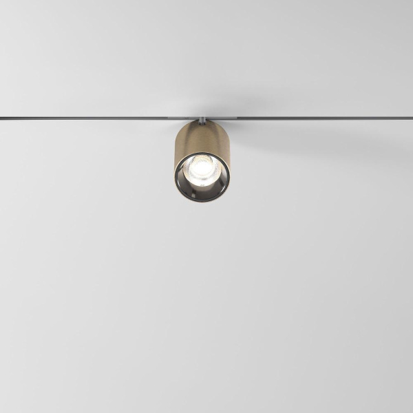 Mini Magnetic Трековый поворотный светильник 9W 3000K латунь/черный 85204/01