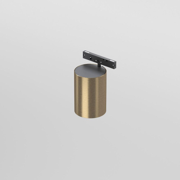 Mini Magnetic Трековый поворотный светильник 9W 3000K латунь/черный 85204/01