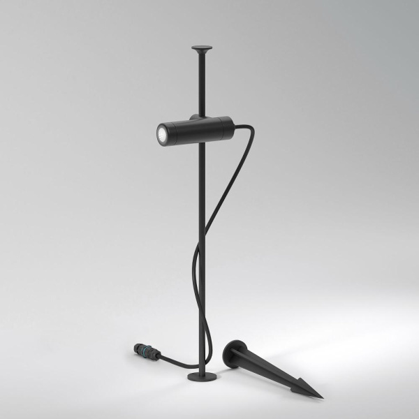 Светильник поворотный садово-парковый светодиодный Covert черный 35173/S черный