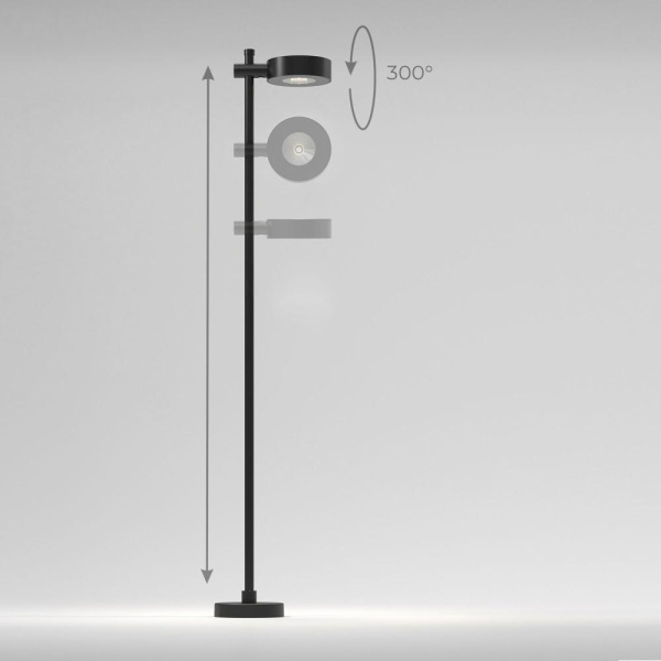 Светильник поворотный садово-парковый светодиодный Feature черный 35172/F черный