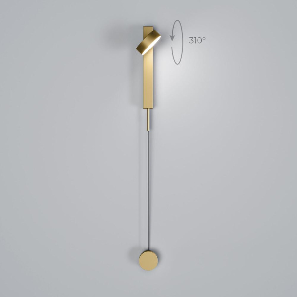 Настенный светодиодный поворотный светильник Orco LED диммируемый 40112/LED латунь