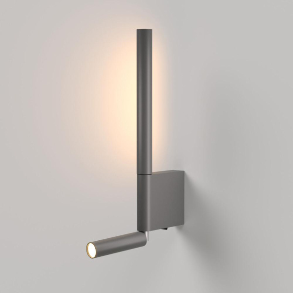 Настенный светодиодный поворотный светильник Sarca LED 3000K 40111/LED графит