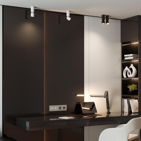 Светильник накладной поворотный светодиодный Spot 8W 4000K белый 25106/LED