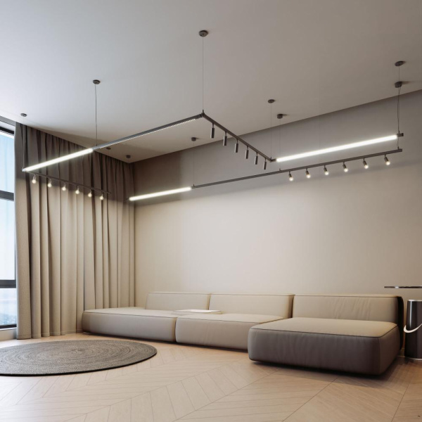 Светодиодный модуль для трековой системы Module System 24W 3000K черный 85178/01