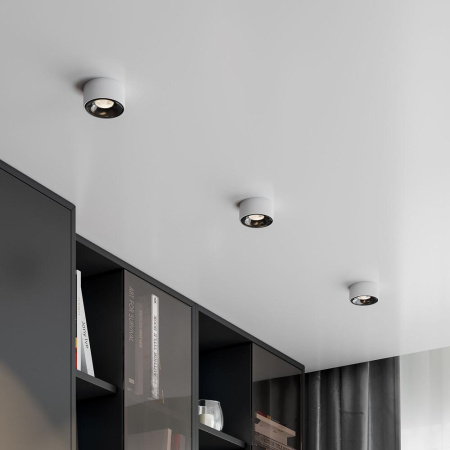 Светильник встраиваемый светодиодный Glam 10W 4000K белый/черный 25095/LED