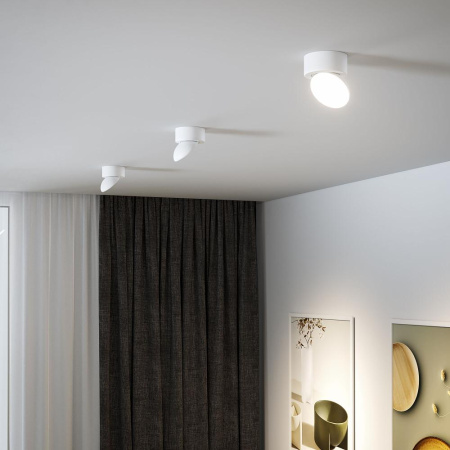 Светильник накладной поворотный светодиодный Smooth 10W 4000K белый 25053/LED