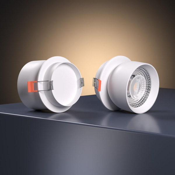 Светильник встраиваемый поворотный светодиодный Uno 8W 4000K белый 25092/LED