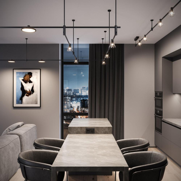 Esthetic Magnetic Трековый светильник 3W 3000K чёрный 85118/01