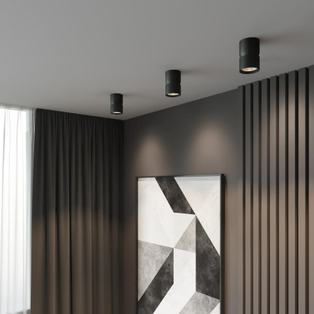 Светильник накладной светодиодный Kayo 12W 4000К чёрный 25049/LED