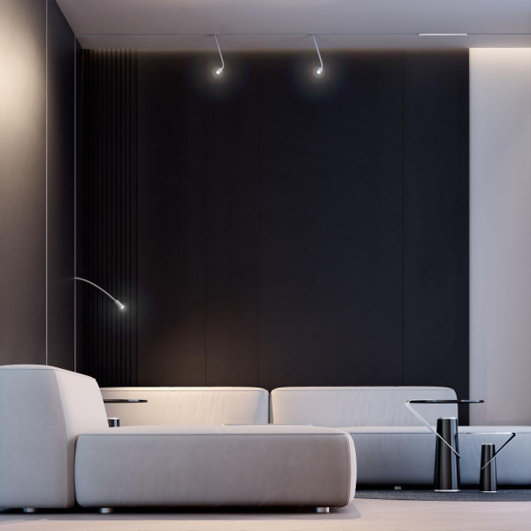 Slim Magnetic Трековый поворотный светильник 3W 4000K Cami (белый) 85522/01