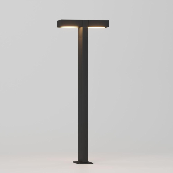 Светильник поворотный садово-парковый с поворотными плафонами Twin 35170/F черный