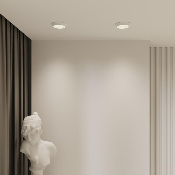 Светильник встраиваемый GU10 белый 25007/01