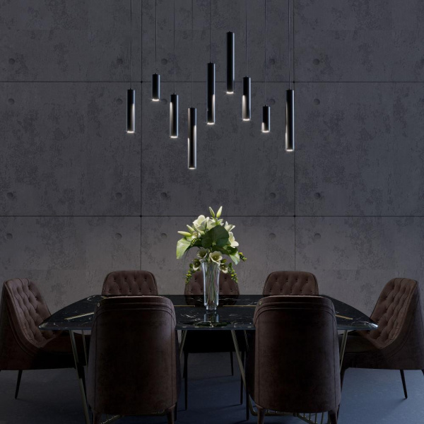 Подвесной светодиодный светильник Base 7W 4000K чёрный 50248 LED