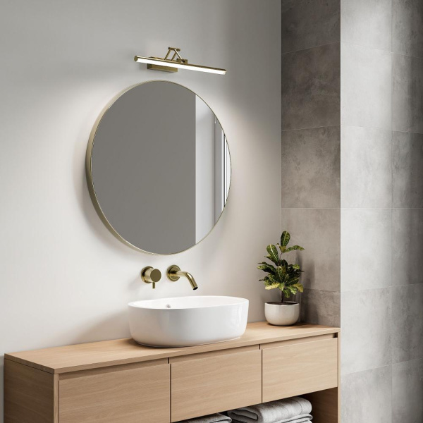 Светильник настенный поворотный светодиодный Monza LED бронза 4000К 40128/LED бронза