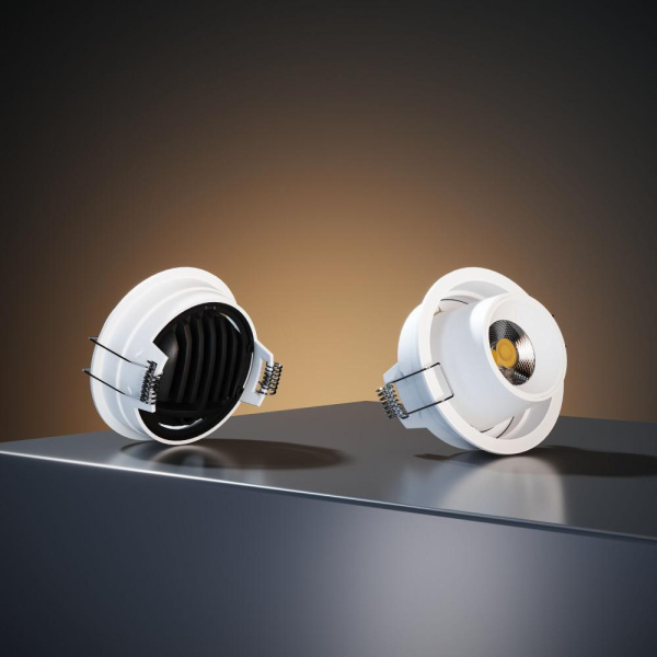 Потолочный светодиодный светильник поворотный Conner 8W 4000K белый 25086/LED