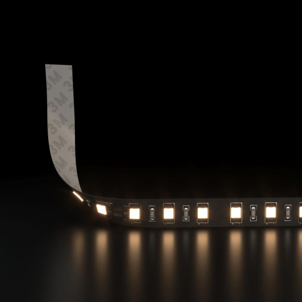 Лента светодиодная 120Led 9,6W IP20 3300K тёплый белый 2835 24V 120Led 9,6W IP20 Black