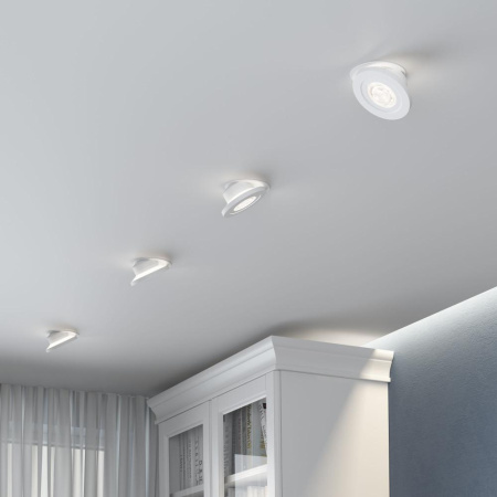 Встраиваемый поворотный светодиодный светильник 6W 4000K белый 25084/LED