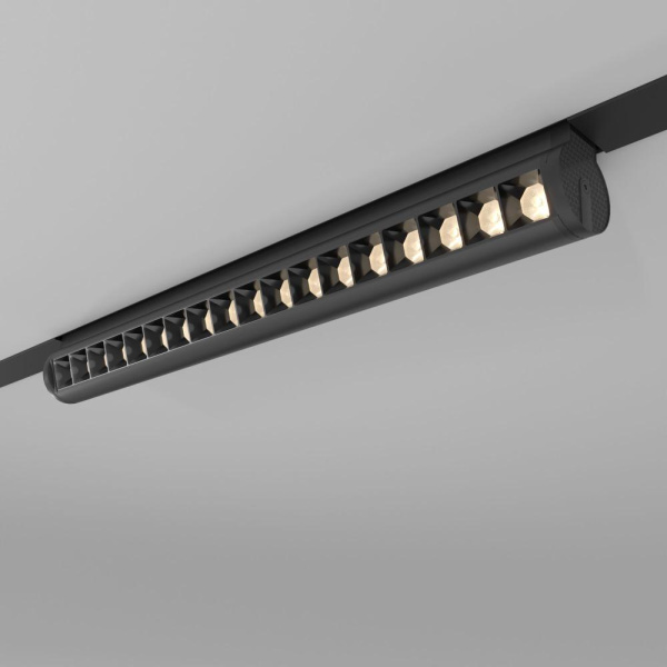 Slim Magnetic Трековый поворотный светильник 18W 4200K Alter чёрный 85050/01