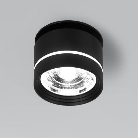 Встраиваемый поворотный светодиодный светильник 8W 4200K чёрный 25035/LED