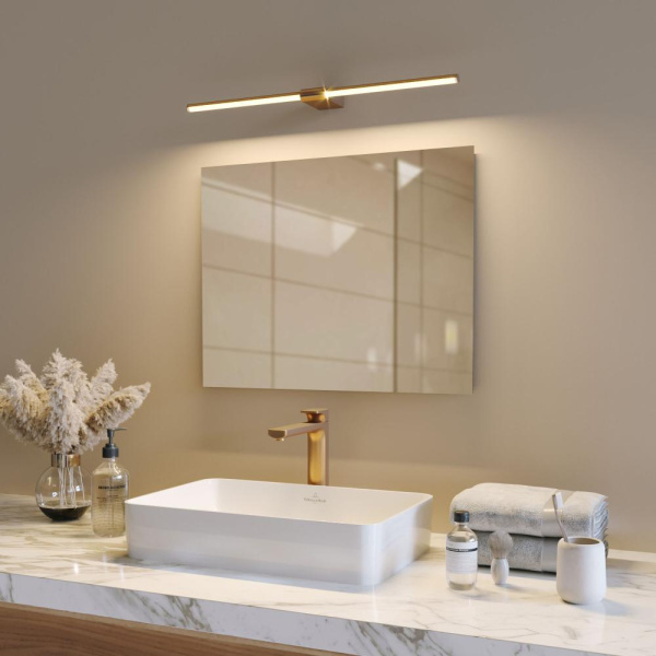 Светильник настенный поворотный светодиодный Luar 40125/LED латунь