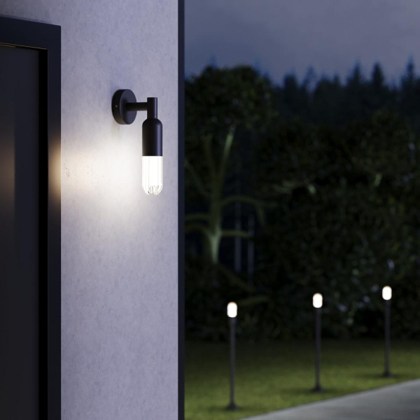 Светильник садово-парковый настенный ISIDA LED 35165/U черный