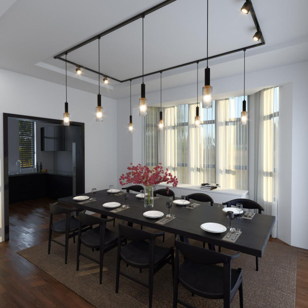 Basic System Коннектор для  шинопровода черный 85120/00