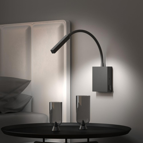 Светильник настенный регулируемый светодиодный KNOB 40118/LED черный