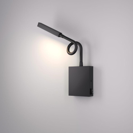 Светильник настенный регулируемый светодиодный KNOB 40118/LED черный