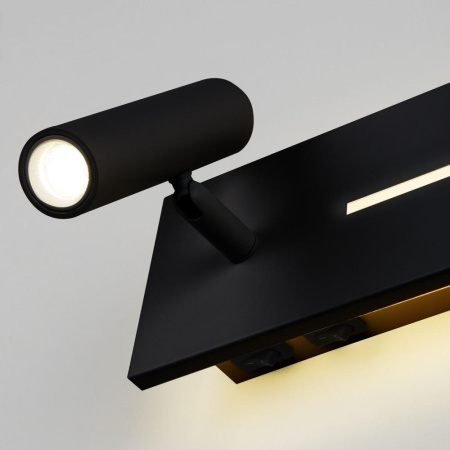 Светильник настенный поворотный светодиодный Tuo LED MRL LED 1117 черный