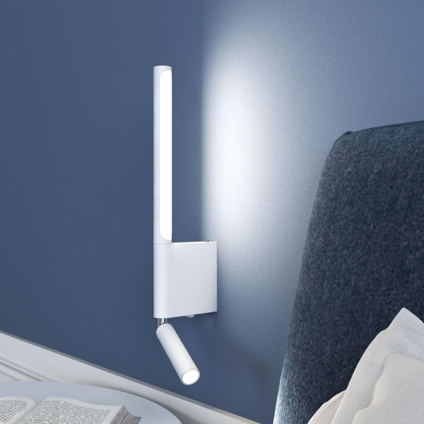 Настенный поворотный светодиодный светильник Sarca LED 3000K 40111/LED белый