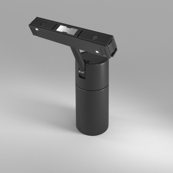 Slim Magnetic Трековый поворотный светильник  R02 12W 4200K черный 85012/01