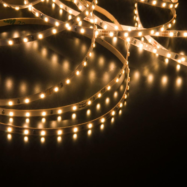 Лента светодиодная 24V 8W 120Led 2116 IP20 тёплый белый, 5м 2116 24V 120Led 8W IP20