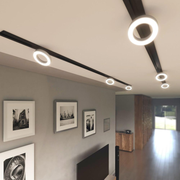 Basic System Трековый поворотный светильник 12W 4200K Spila белый 85079/01