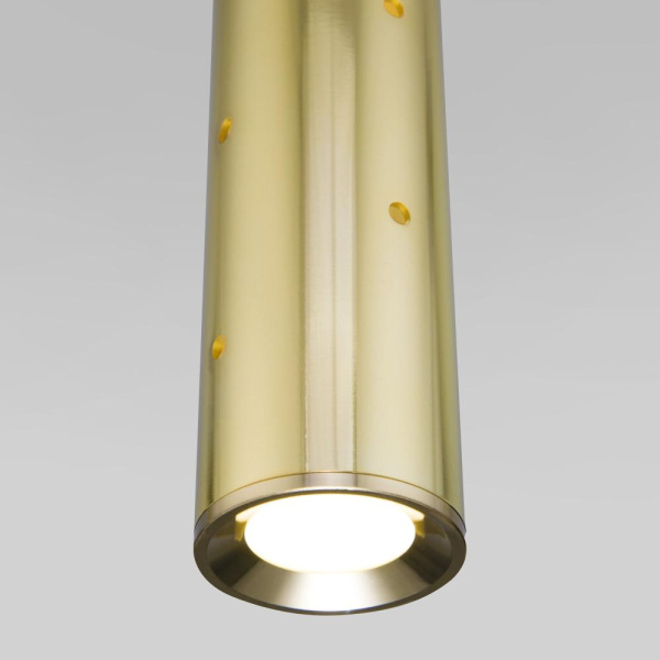 Подвесной светодиодный светильник Bong 12W 4200K золото 50214/1 LED золото