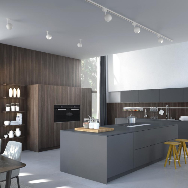 Basic System Трековый поворотный светильник Ball Белый 12W 4200K однофазный LTB77