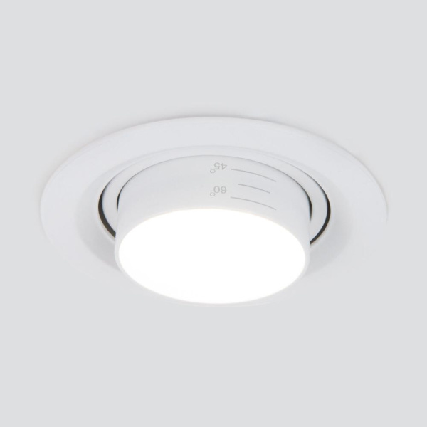 Встраиваемый светодиодный светильник с регулировкой угла освещения Zoom 15W 4200K белый 9920 LED