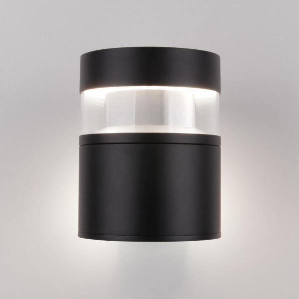 Уличный настенный светодиодный светильник IP65 1530 TECHNO LED  черный