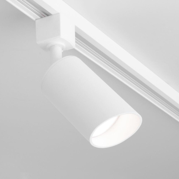 Basic System Трековый поворотный  светильник GU10 Splay белый MRL 1006