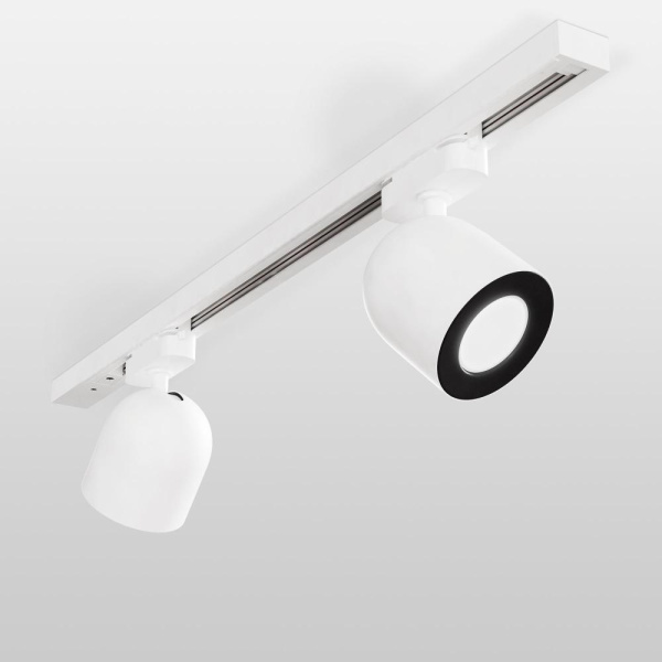 Basic System Трековый поворотный светильник GU10 Ogma белый MRL 1005