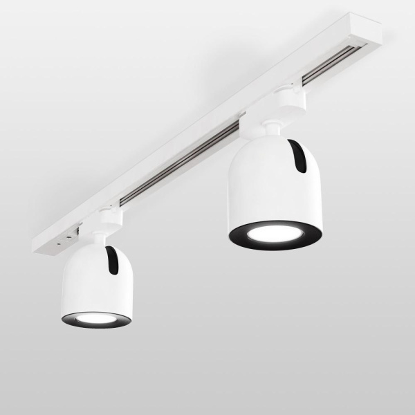 Basic System Трековый поворотный светильник GU10 Ogma белый MRL 1005
