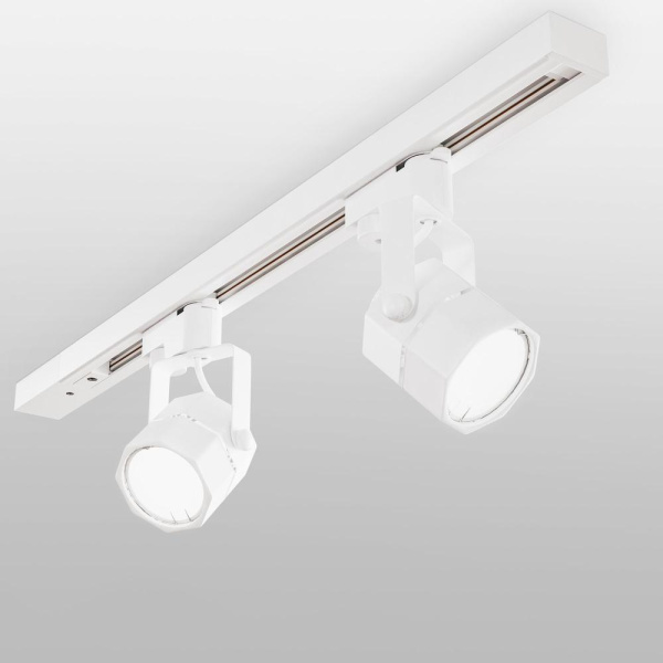 Basic System Трековый поворотный светильник GU10 Robi Белый MRL 1004