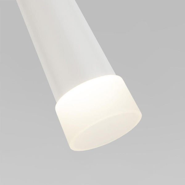 Подвесной светодиодный светильник белый матовый DLR038 7+1W 4200K белый матовый