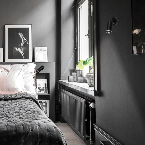 Настенный поворотный светодиодный светильник Glory чёрный MRL LED 1005