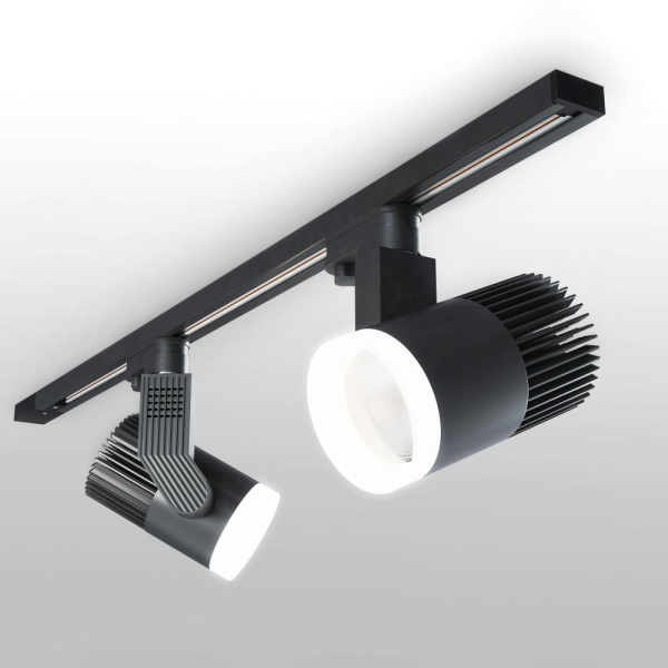 Basic System Трековый поворотный светильник 30W 4200K Accord Черный LTB37