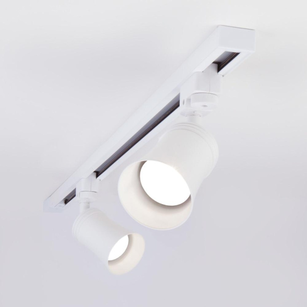 Basic System Трековый поворотный светильник GU10 Vetro Белый MRL 1001