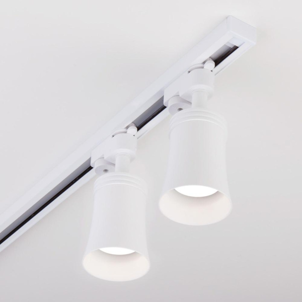 Basic System Трековый поворотный светильник GU10 Vetro Белый MRL 1001