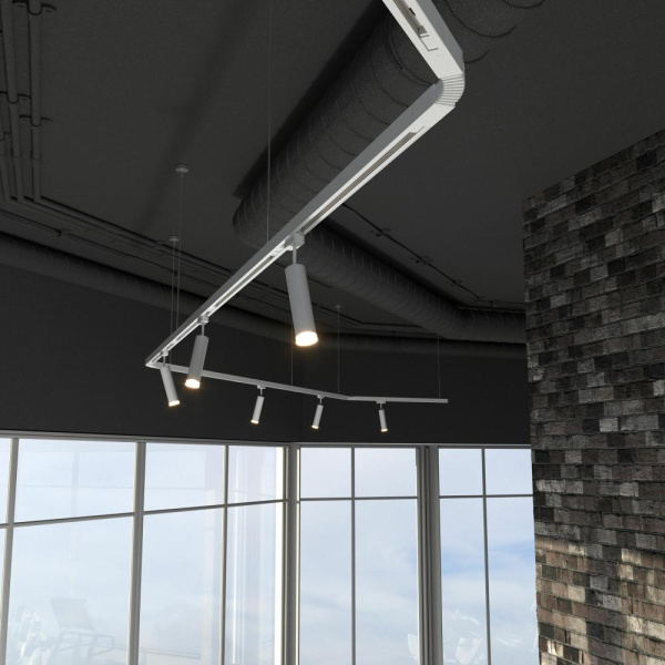 Basic System поворотный Трековый светильник 10W 4200K Oskar Белый LTB28